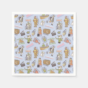 FRIENDS™ Colourful Cartoon Pattern Napkin