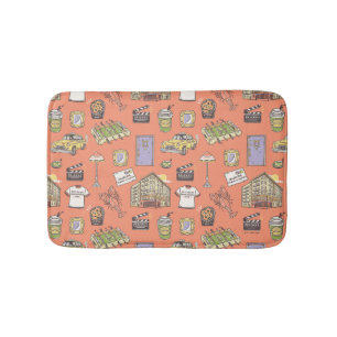 FRIENDS™ Colourful Icons Pattern Bath Mat