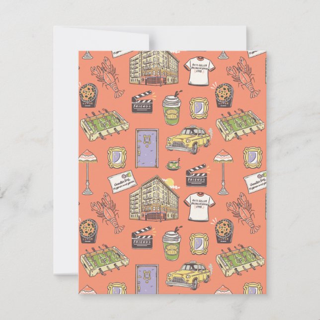 FRIENDS™ Colourful Icons Pattern Card (Front)