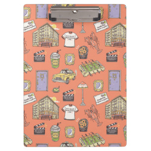 FRIENDS™ Colourful Icons Pattern Clipboard