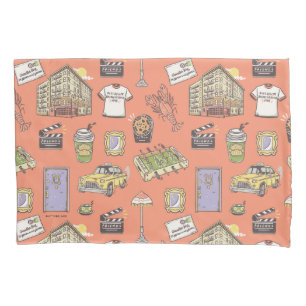 FRIENDS™ Colourful Icons Pattern Pillowcase
