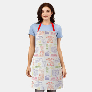 FRIENDS™ Colourful Quotes Pattern Apron