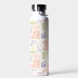 FRIENDS™ Colourful Quotes Pattern Water Bottle
