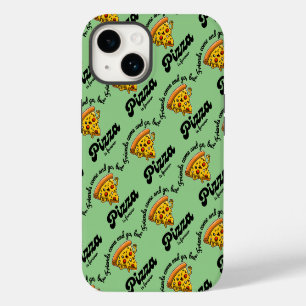 Friends Come and Go, But Pizza Is Forever Funny iPhone 14 Case