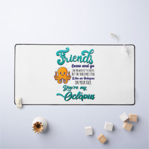 Friends Come and Go Like The Waves Of The Ocean Desk Mat