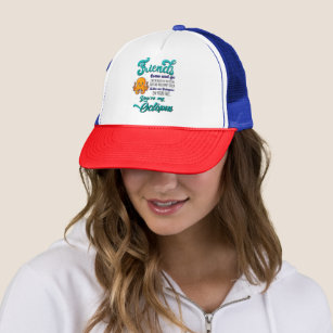 Friends Come and Go Like The Waves Of The Ocean Trucker Hat