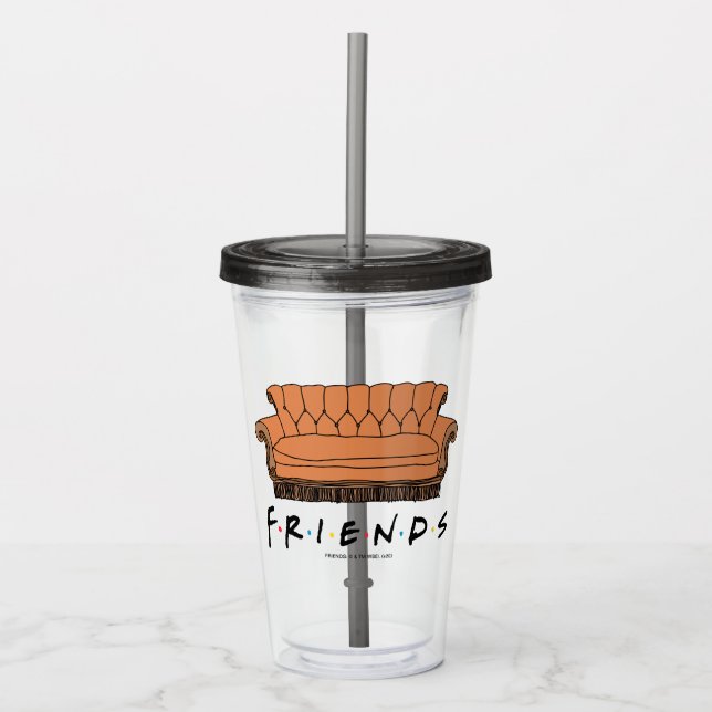 FRIENDS™ Couch Acrylic Tumbler (Front)