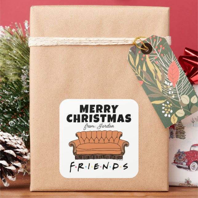 FRIENDS™ Couch | Christmas Gift Tag (Holiday)
