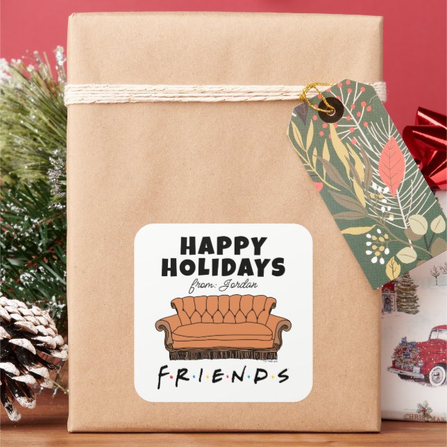 FRIENDS™ Couch | Christmas Gift Tag (Holiday)