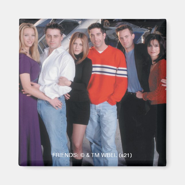 FRIENDS™ | Couples in Street Clothes Magnet (Front)