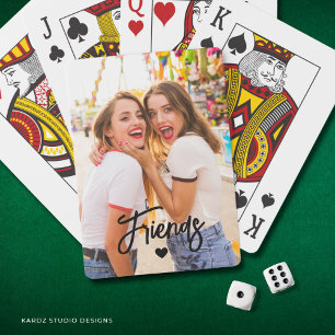 Friends Custom Photo Playing Cards