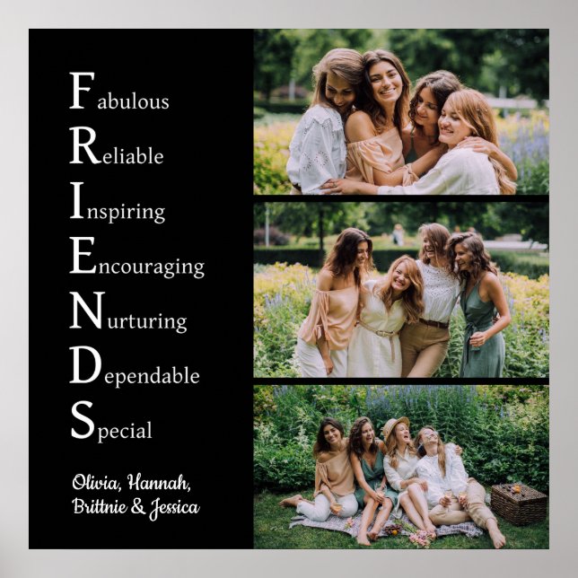 FRIENDS Custom Photo Poster (Front)