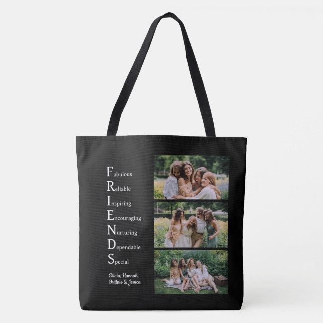 FRIENDS Custom Photo Tote Bag (Front)