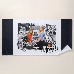FRIENDS™   Danger! Unagi! Beach Towel