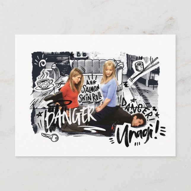 FRIENDS™ | Danger! Unagi! Invitation Postcard (Front)