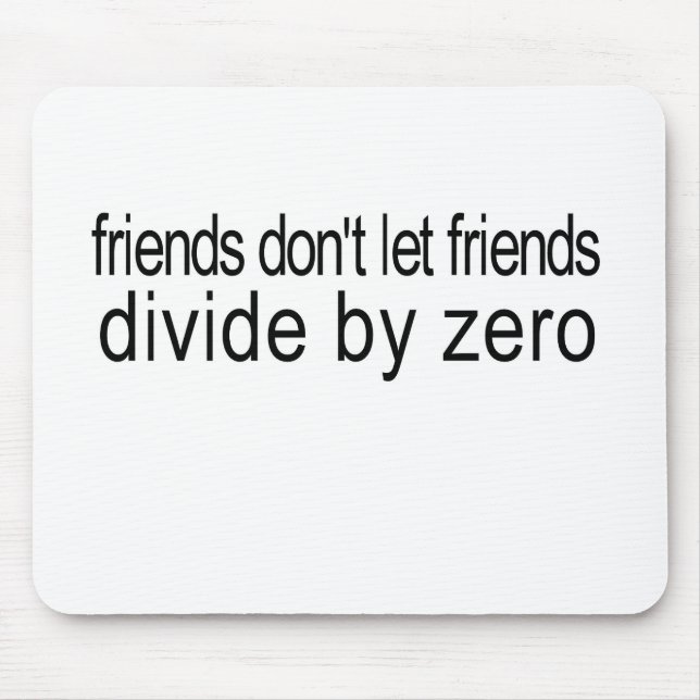 friends_divide by zero mouse mat (Front)
