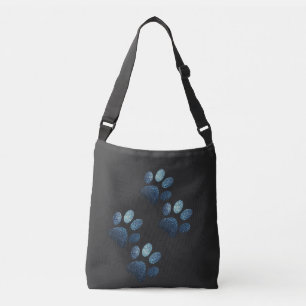 Friends dog sparkle dark blue  crossbody bag
