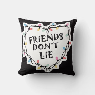Friends Don’t Lie Pillow 80s Inspired Home Decor