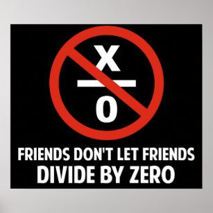 Friends Don't Divide by Zero Poster