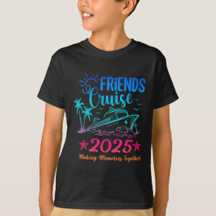 Friends Dont Let Cruise Alone Beach Summer Vacatio T-Shirt