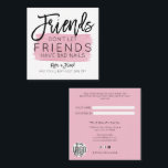 Friends Don't Let Friends Have Bad Nails Salon Referral Card<br><div class="desc">This funny and cute referral business card is perfect for any nail or beauty salon. It features the phrase, "Friends don't let friends have bad nails, " with instructions to your customers on how to redeem their discount, and includes your business information and logo on the back. It's an excellent...</div>