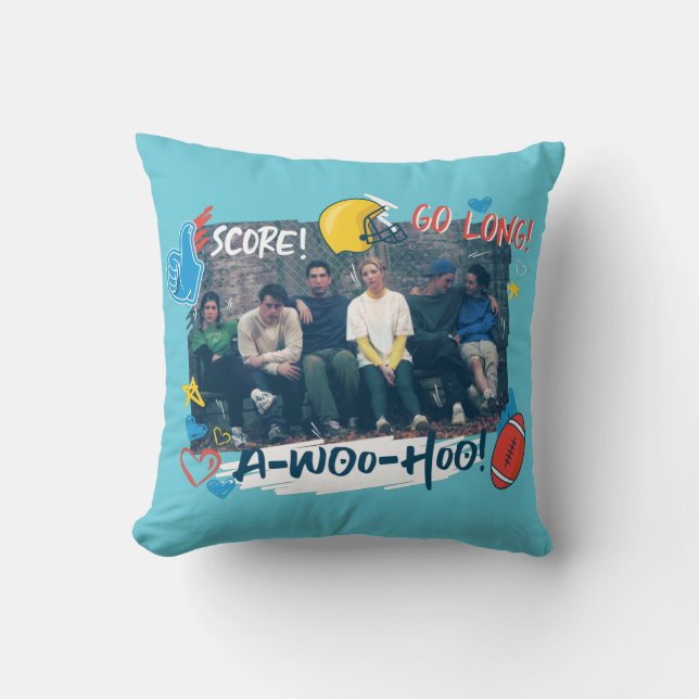 FRIENDS™ | Football Game Cushion (Front)