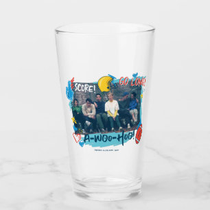 FRIENDS™   Football Game Glass