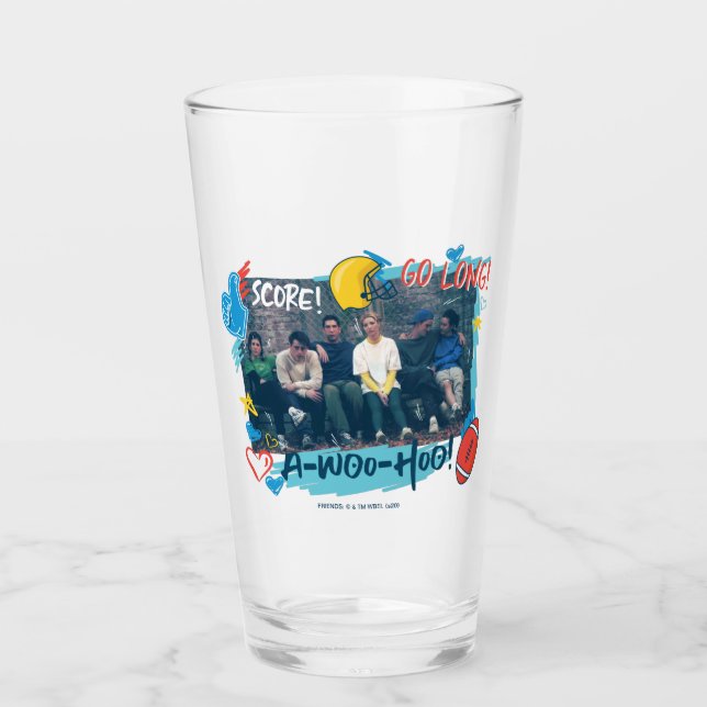 FRIENDS™ | Football Game Glass (Front)