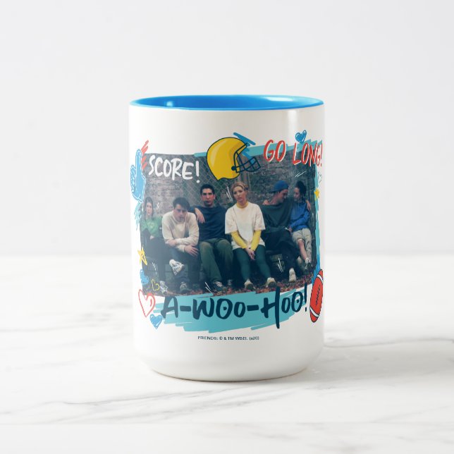 FRIENDS™ | Football Game Two-Tone Coffee Mug (Center)