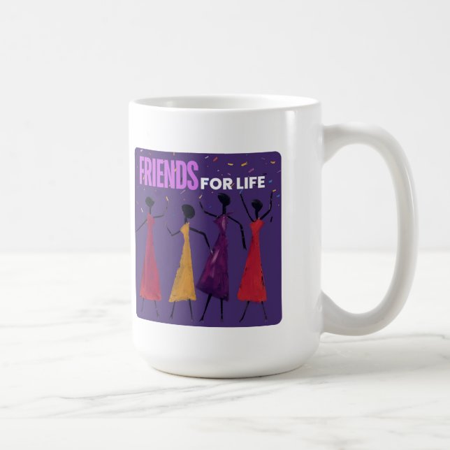 Friends For Life Mug by KAB (Right)