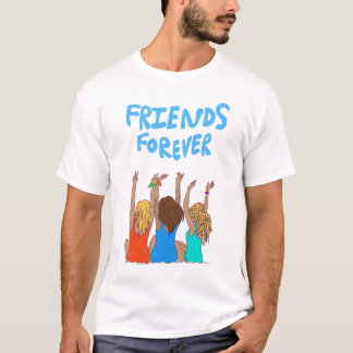 Friends Forever Beautiful Artwork T-Shirt