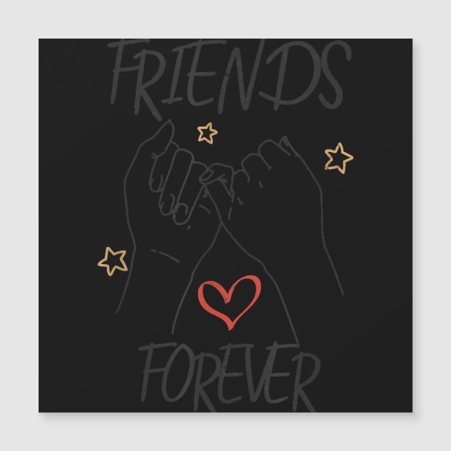 Friends forever best friend love friendship trust  (Front)