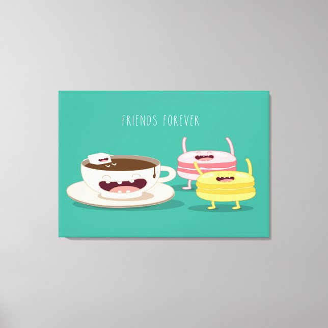 Friends Forever Canvas Print (Front)