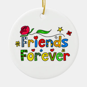 Friends Forever Ceramic Tree Decoration