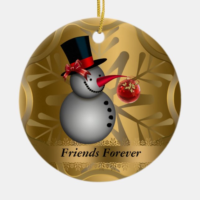 Friends Forever Christmas Ornament (Front)