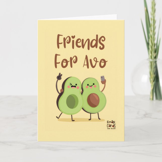Friends Forever Funny Card (Front)