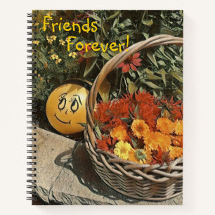 Friends Forever Happy Garden Notebook