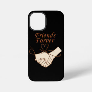 Friends Forever Heartline Art iPhone 12 Mini Case