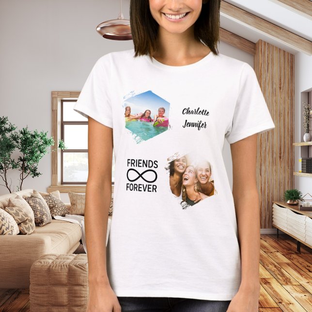 Friends forever infinity photo names T-Shirt (Creator Uploaded)