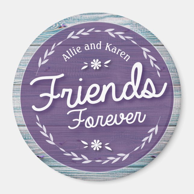 Friends Forever Keepsake Magnet (Front)