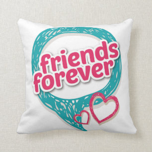Friends Forever Love hearts <3 Cushion