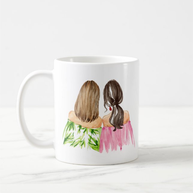 Friends Forever Mug Light Brunette Dark Brunette (Left)