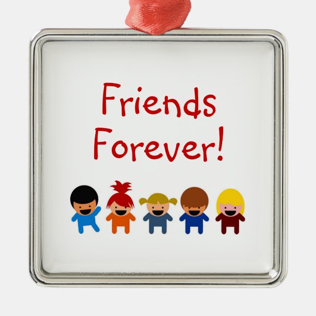 Friends Forever Ornament (Front)