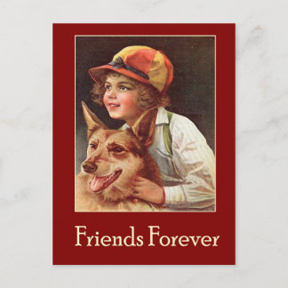 friends forever postcard