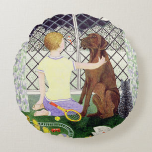 Friends Forever Round Cushion