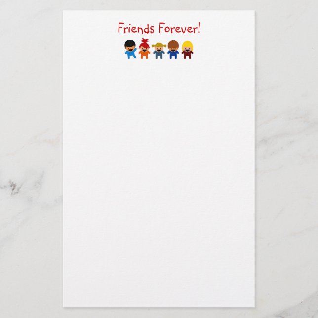 Friends Forever Stationery (Front)