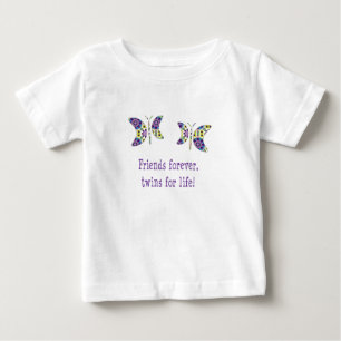 Friends Forever Twins For Life Baby T-Shirt