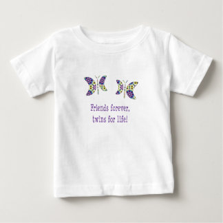 Friends Forever Twins For Life Baby T-Shirt
