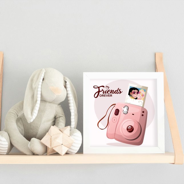 Friends Forever with Pink Instant Camera & Photo Poster (Creator Uploaded)