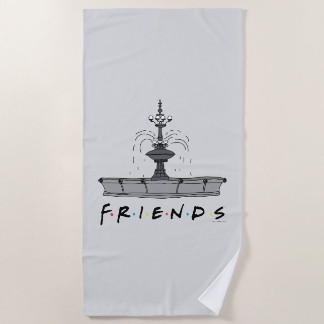 FRIENDS™ Fountain Beach Towel (Front)